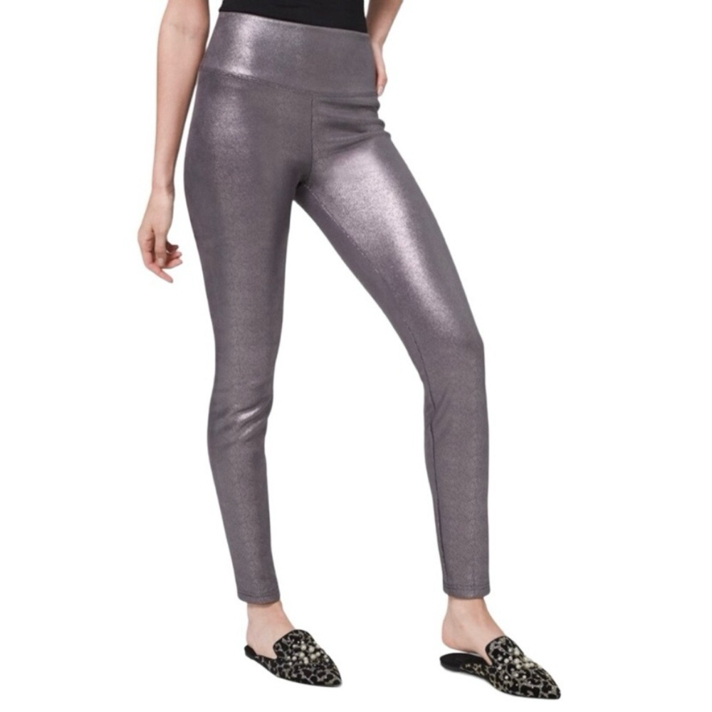 White House Black Market Snake Foil Print Runway High Waisted Legging Size 2